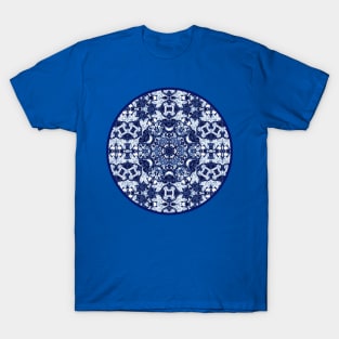 Boho Blue Medallion T-Shirt